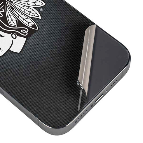NHL Chicago Blackhawks Black Background iPhone 14 Pro Max Skin