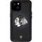 NHL Chicago Blackhawks Black Background iPhone 15 Plus Waterproof Case