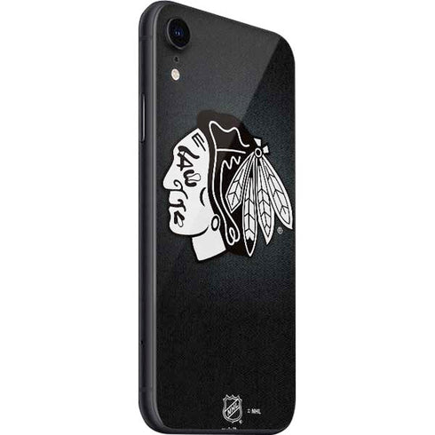 NHL Chicago Blackhawks Black Background iPhone SE (2nd & 3rd Gen) Skin