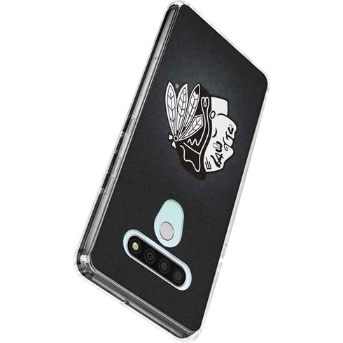 NHL Chicago Blackhawks Black Background LG Stylo 6 Clear Case