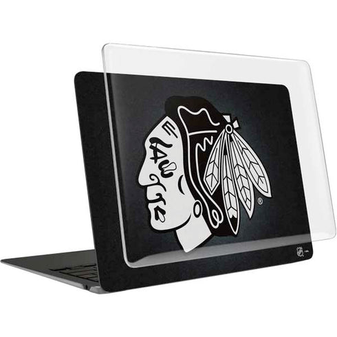 NHL Chicago Blackhawks Black Background MacBook Air 13in M1 (2021) Case plus Skin