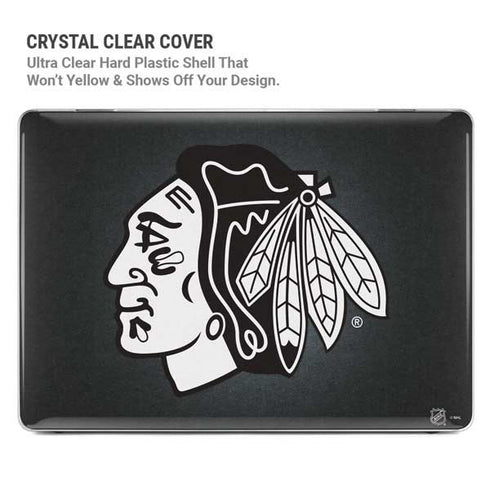 NHL Chicago Blackhawks Black Background MacBook Air 13in M1 (2021) Case plus Skin
