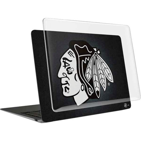 NHL Chicago Blackhawks Black Background MacBook Air 15in (2023-2025) Case plus Skin