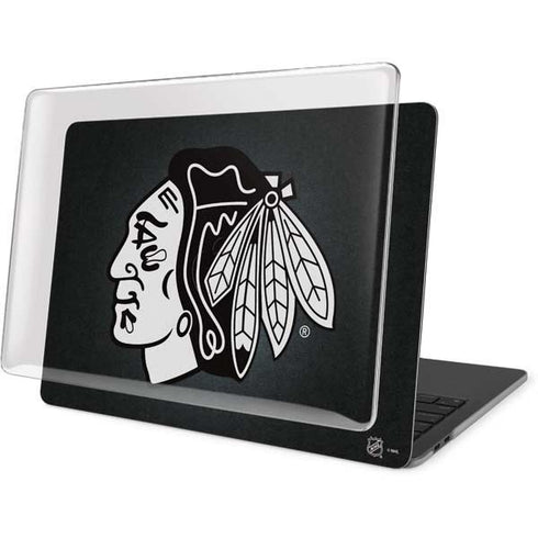 NHL Chicago Blackhawks Black Background MacBook Pro 13in (2020) Case plus Skin