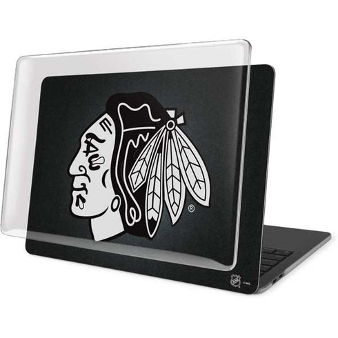 NHL Chicago Blackhawks Black Background MacBook Pro 16in (2019-20) Case plus Skin