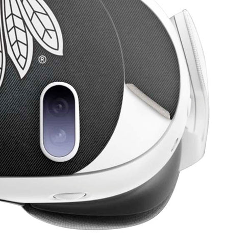 NHL Chicago Blackhawks Black Background Meta Quest 3 Skin