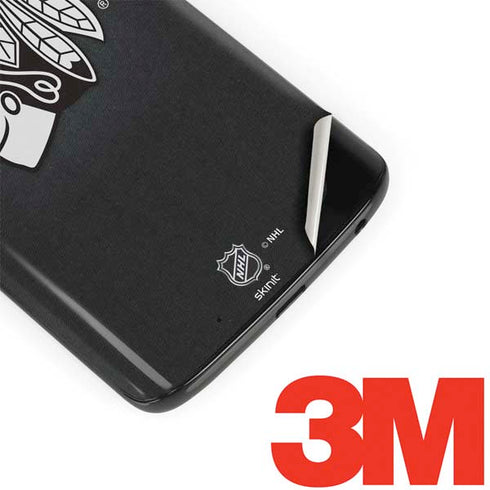 NHL Chicago Blackhawks Black Background Moto G6 Skin