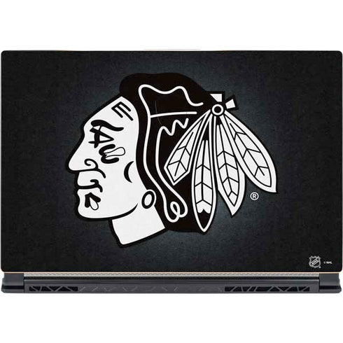 NHL Chicago Blackhawks Black Background MSI GS65 Stealth Laptop Skin