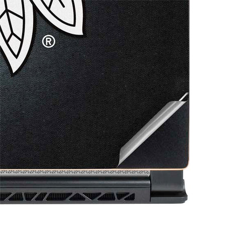 NHL Chicago Blackhawks Black Background MSI GS65 Stealth Laptop Skin