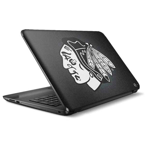 NHL Chicago Blackhawks Black Background HP Notebook Skin