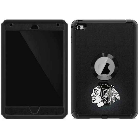 NHL Chicago Blackhawks Black Background Otterbox Defender iPad Skin