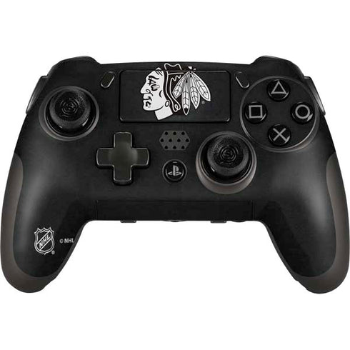 NHL Chicago Blackhawks Black Background PlayStation Scuf Vantage 2 Controller Skin