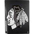 NHL Chicago Blackhawks Black Background PS5 Console Skin