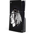 NHL Chicago Blackhawks Black Background PS5 Slim Disk Console Skin