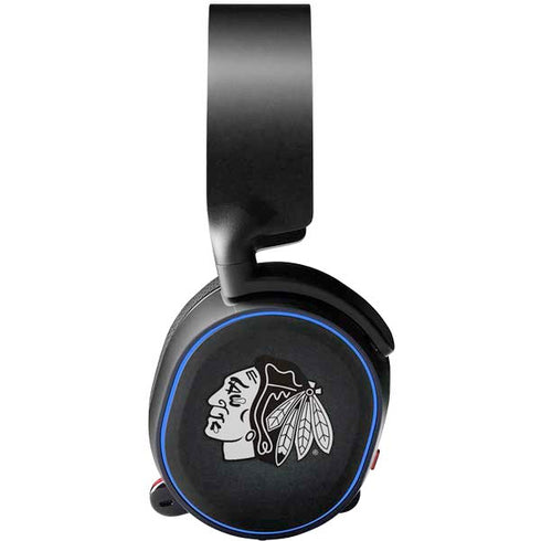 NHL Chicago Blackhawks Black Background SteelSeries Arctis 5 Skin