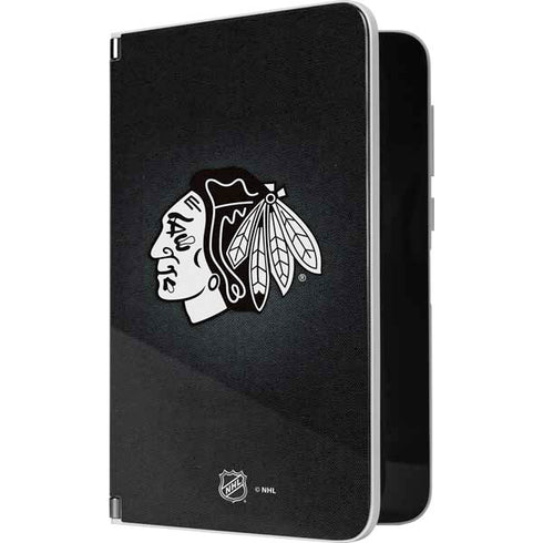 NHL Chicago Blackhawks Black Background Surface Duo Skin