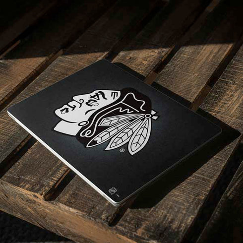 NHL Chicago Blackhawks Black Background Surface Laptop 3 13.5in Skin