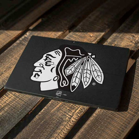 NHL Chicago Blackhawks Black Background Surface Pro 7 Skin