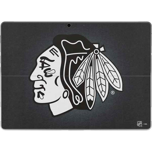 NHL Chicago Blackhawks Black Background Surface Pro 8 Skin