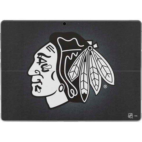 NHL Chicago Blackhawks Black Background Surface Pro 9 Skin