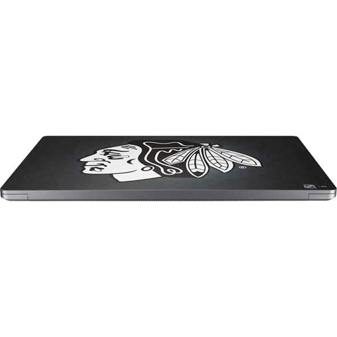 NHL Chicago Blackhawks Black Background Universal Laptop 16.6in (13.4 x 9.7in) Skin