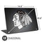 NHL Chicago Blackhawks Black Background Universal Laptop 18in (14.6 x 10.6in) Skin