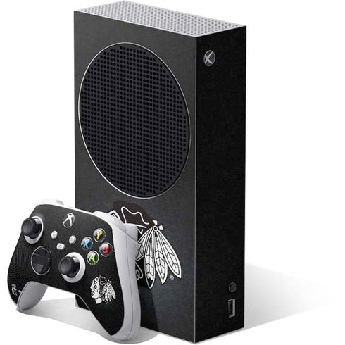 NHL Chicago Blackhawks Black Background Xbox Series S Skins