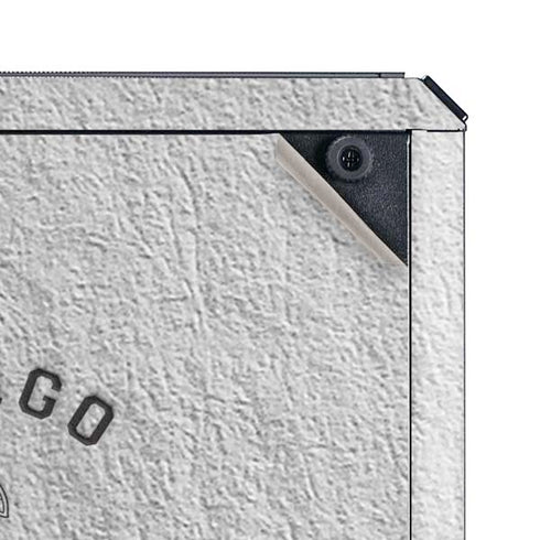 NHL Chicago Blackhawks Black Text Cooler Master MasterBox Q300L Mini Tower Skin