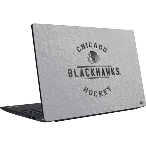 NHL Chicago Blackhawks Black Text Dell Vostro Skin