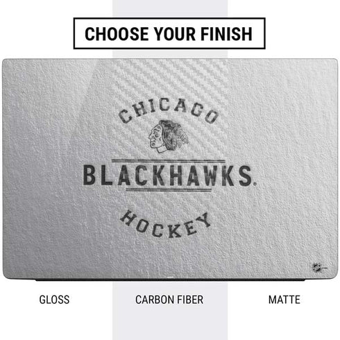 NHL Chicago Blackhawks Black Text Dell Vostro Skin