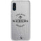 NHL Chicago Blackhawks Black Text Galaxy A10e Clear Case