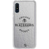 NHL Chicago Blackhawks Black Text Galaxy A10e Clear Case