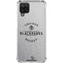 NHL Chicago Blackhawks Black Text Galaxy A12 Clear Case