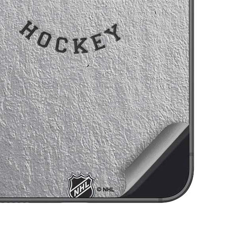 NHL Chicago Blackhawks Black Text Galaxy A14 5G Skin