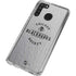NHL Chicago Blackhawks Black Text Galaxy A21 Clear Case