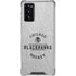 NHL Chicago Blackhawks Black Text Galaxy Note20 5G Clear Case