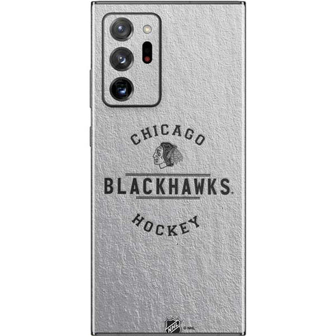 NHL Chicago Blackhawks Black Text Galaxy Note20 Ultra 5G Skin