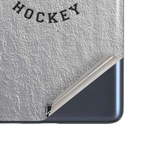 NHL Chicago Blackhawks Black Text Galaxy S20 Fan Edition Skin