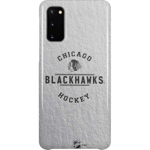NHL Chicago Blackhawks Black Text Galaxy S20 Lite Case