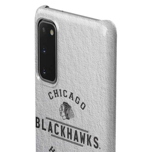NHL Chicago Blackhawks Black Text Galaxy S20 Lite Case