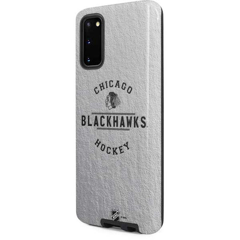 NHL Chicago Blackhawks Black Text Galaxy S20 Pro Case