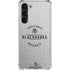 NHL Chicago Blackhawks Black Text Galaxy S23 Plus Clear Case