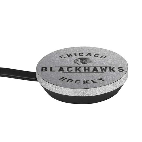 NHL Chicago Blackhawks Black Text Google Stadia Controller Skin