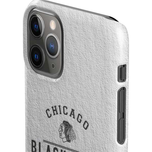 NHL Chicago Blackhawks Black Text iPhone 11 Pro Lite Case