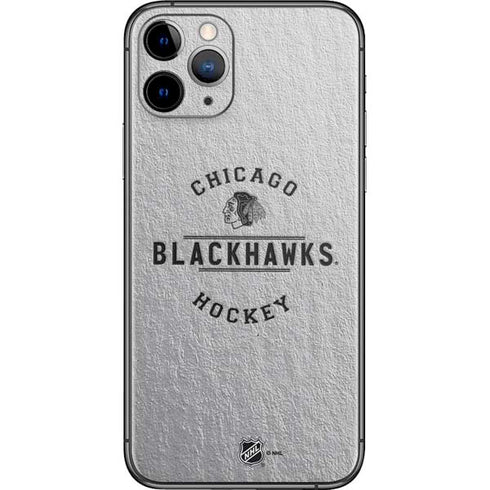 NHL Chicago Blackhawks Black Text iPhone 11 Pro Skin