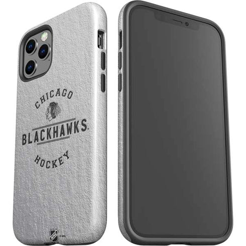 NHL Chicago Blackhawks Black Text iPhone 12 Pro Impact Case