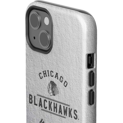NHL Chicago Blackhawks Black Text iPhone 13 Impact Case