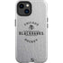 NHL Chicago Blackhawks Black Text iPhone 15 Plus Impact Case