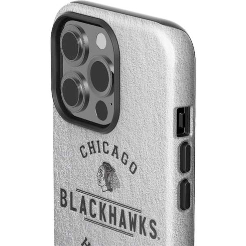 NHL Chicago Blackhawks Black Text iPhone 14 Pro Impact Case
