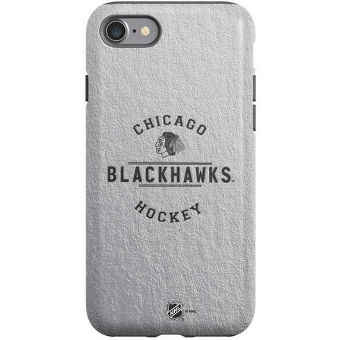 NHL Chicago Blackhawks Black Text iPhone SE (2nd & 3rd Gen) Pro Case